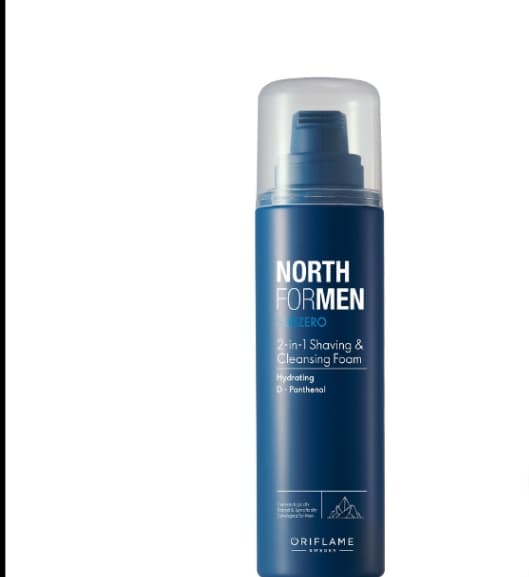 North For Men Subzero 2-in-1 Shaving & Cleansing Foam