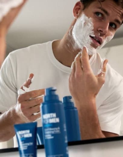 North For Men Subzero 2-in-1 Shaving & Cleansing Foam